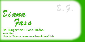 diana fass business card